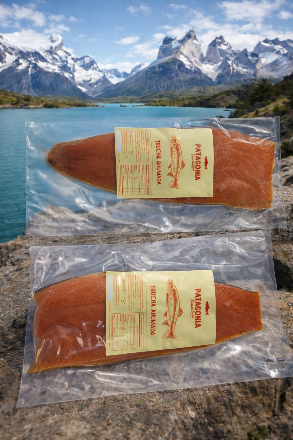 Smoked trout Patagonia Exquisiteces packaging